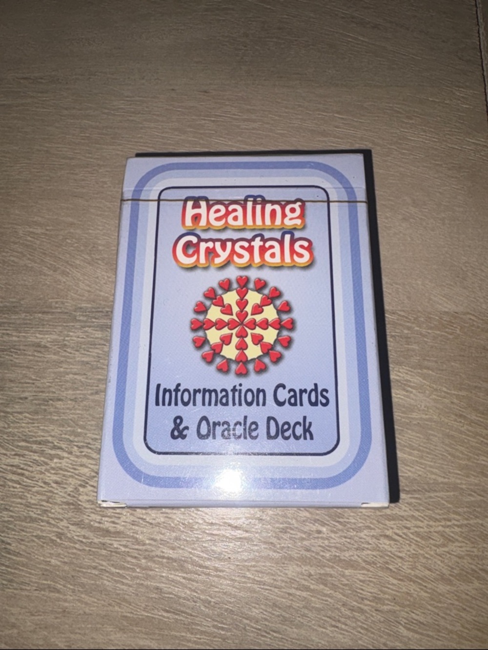 Healing Crystals Information Cards & Oracle Deck -  Crystal deck #1